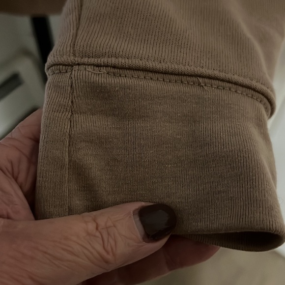 Sweatshirt Taupe Pullover “RAD MILANO” Crewneck Designer Inspired Fleece Lined - Picture 5 of 8